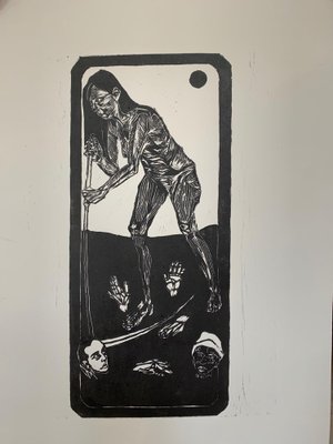 Federica Frati, Card with No Name (Tarots), 2023, Woodcut-CHG-2037842