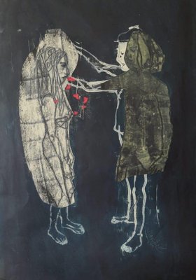 Federica Frati, Healer, 2023, Monotype & Collage on Paper-CHG-2037837