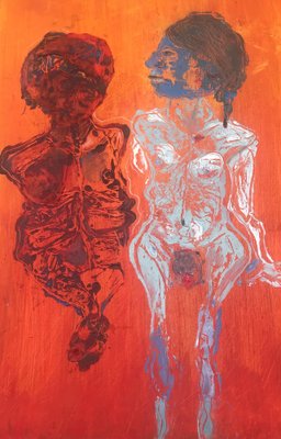 Federica Frati, Lovers, 2023, Monotype & Collage-CHG-2037834