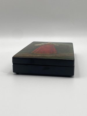 Fedoskino Painted Box by B. M. Morovoz, 1984-CZ-1806329