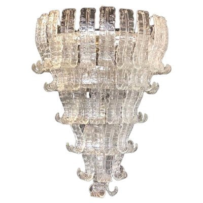 Felci Murano Glass Chandelier, Italy, 1980s-MBH-1032486