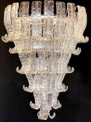 Felci Murano Glass Chandelier, Italy, 1980s-MBH-1032486