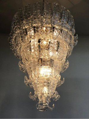 Felci Murano Glass Chandelier, Italy, 1980s-MBH-1032486