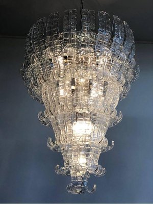 Felci Murano Glass Chandelier, Italy, 1980s-MBH-1032486