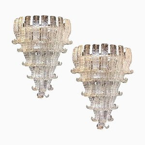 Felci Murano Glass Chandelier, Italy, 1980s-MBH-1031748