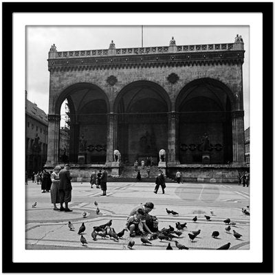 Feldherrhalle Hall at Odeonsplatz Square at Munich, Germany, 1937-DYV-988723