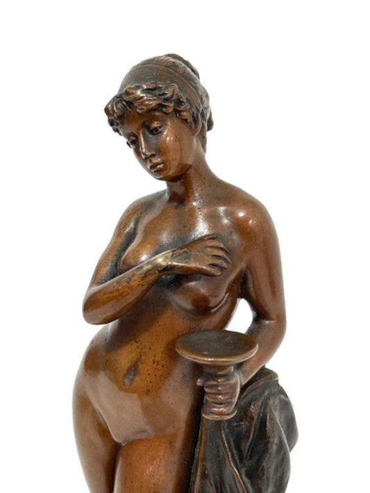 Felix Görling, Neo-Classical Standing Nude Woman, Bronze