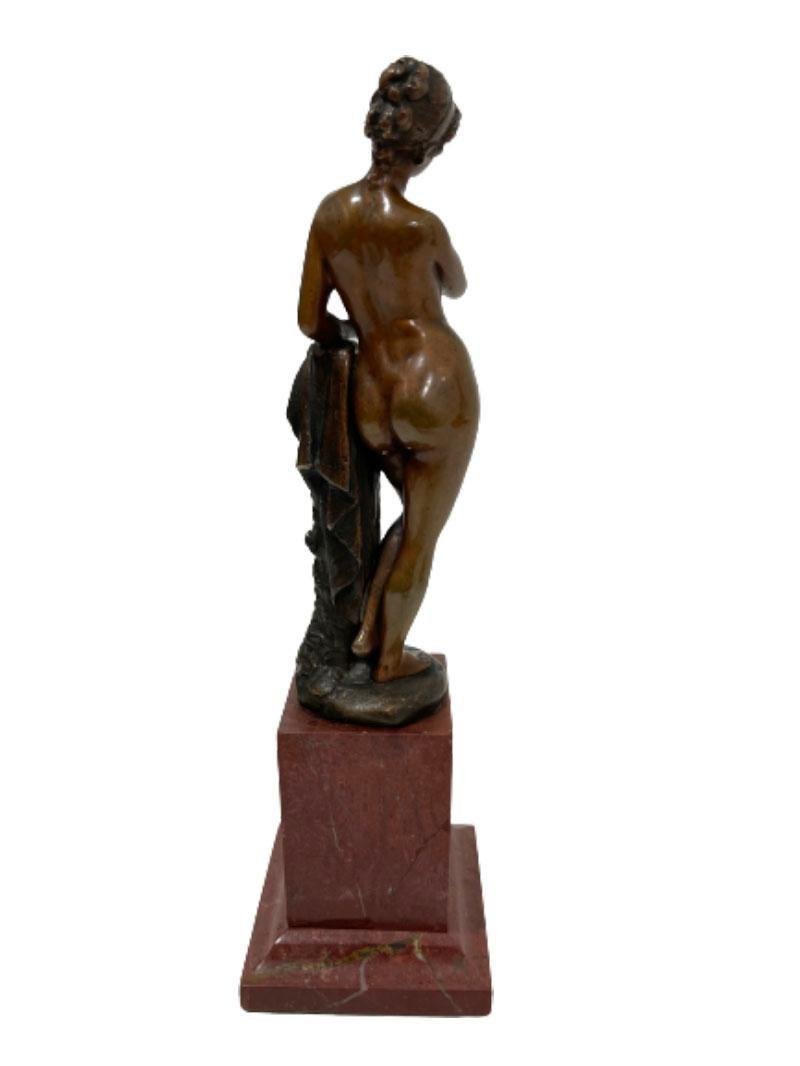 Felix Görling, Neo-Classical Standing Nude Woman, Bronze