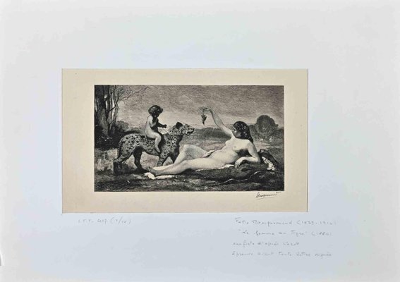 Félix Henri Bracquemond after Millet, Bacchante, Etching, 1884-ZCI-2025353