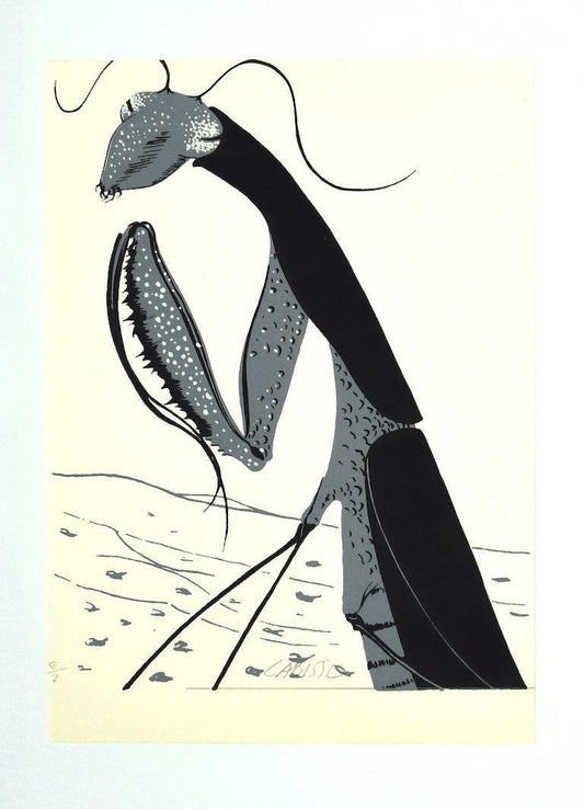 Felix Labisse, Mantis Religiosa, Screen Print, 1970s