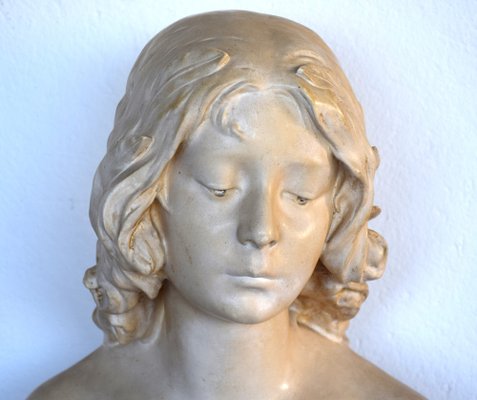 Female Bust by Julien Caussé, 1890s-BTG-1709072