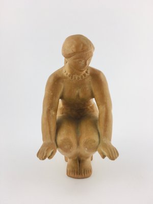 Female Nude Figure in Terracotta from Árpád Somogyi, 1970s-UWE-1399087