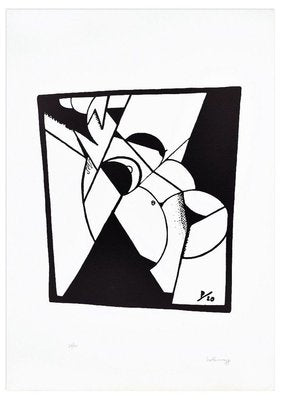 Female Nude - Original Lithograph by Ivo Pannaggi - 1975 ca. 1975 ca.-ZCI-757402