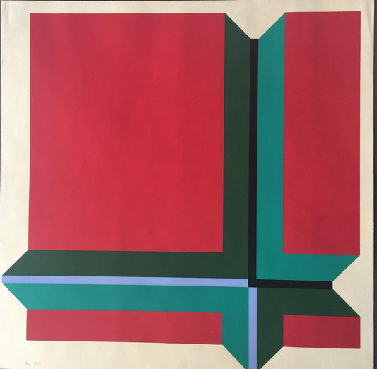 Ferenc Kurucz, 1956, Frankfurt 1974, Screen Printing