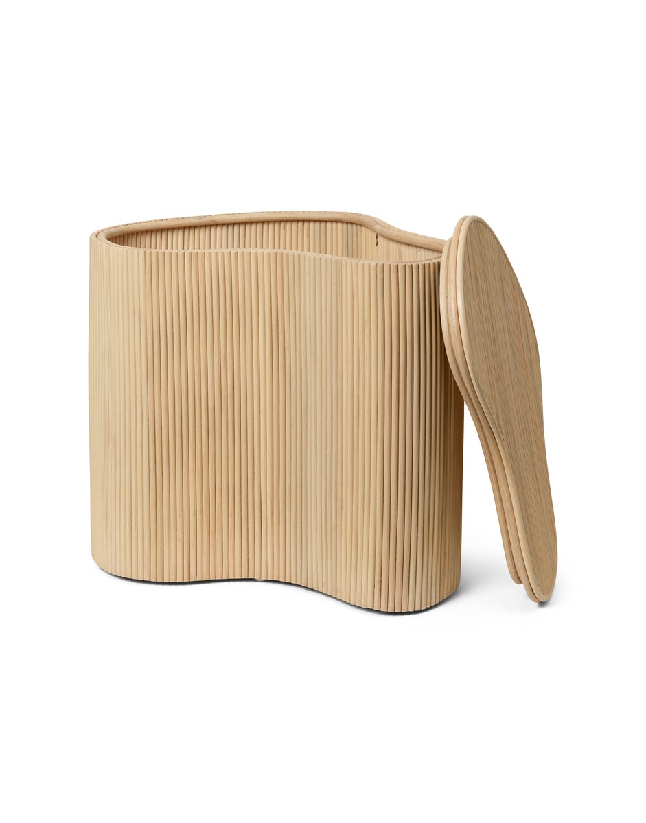 Isola storage table, 50 cm, natural