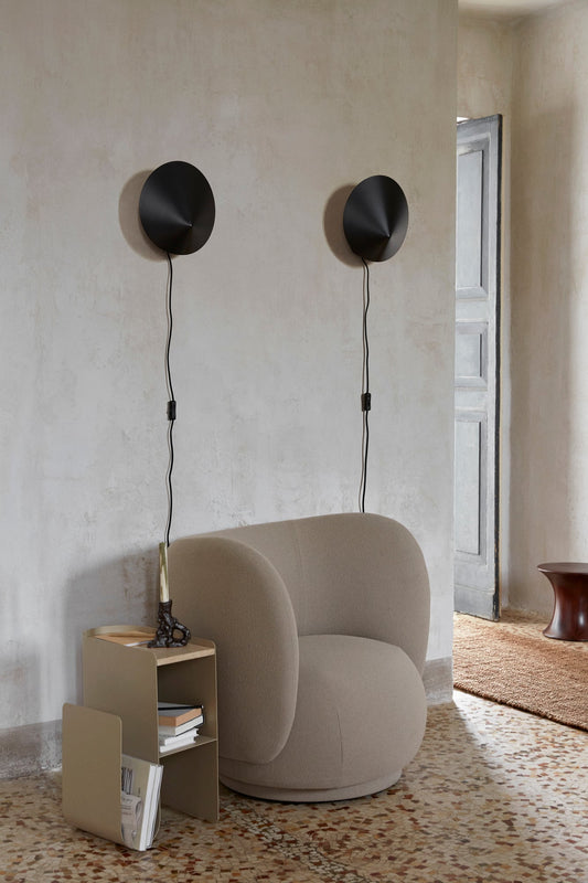 Vault side table, cashmere