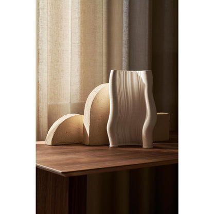 Ferm Living Moire Vase Off-white