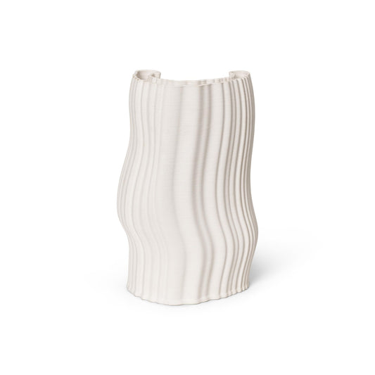 Ferm Living Moire Vase Off-white