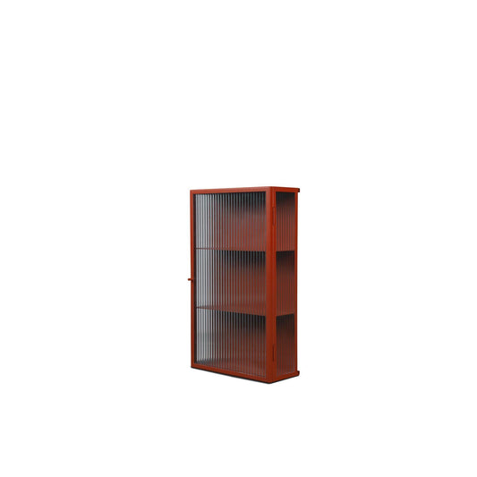 Ferm Living Haze Wall Shelf Glass/Oxide Red