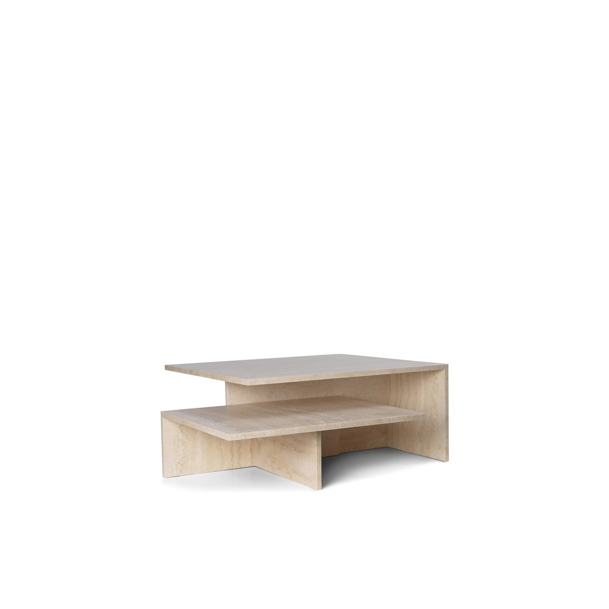 Distinct Grande Duo Coffee Table by Ferm Living #Travertine