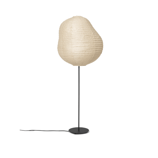 Ferm Living Kurbis Floor Lamp High Natural/ Black