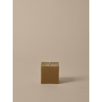 Ferm Living Burren Block Candle Small Bronze