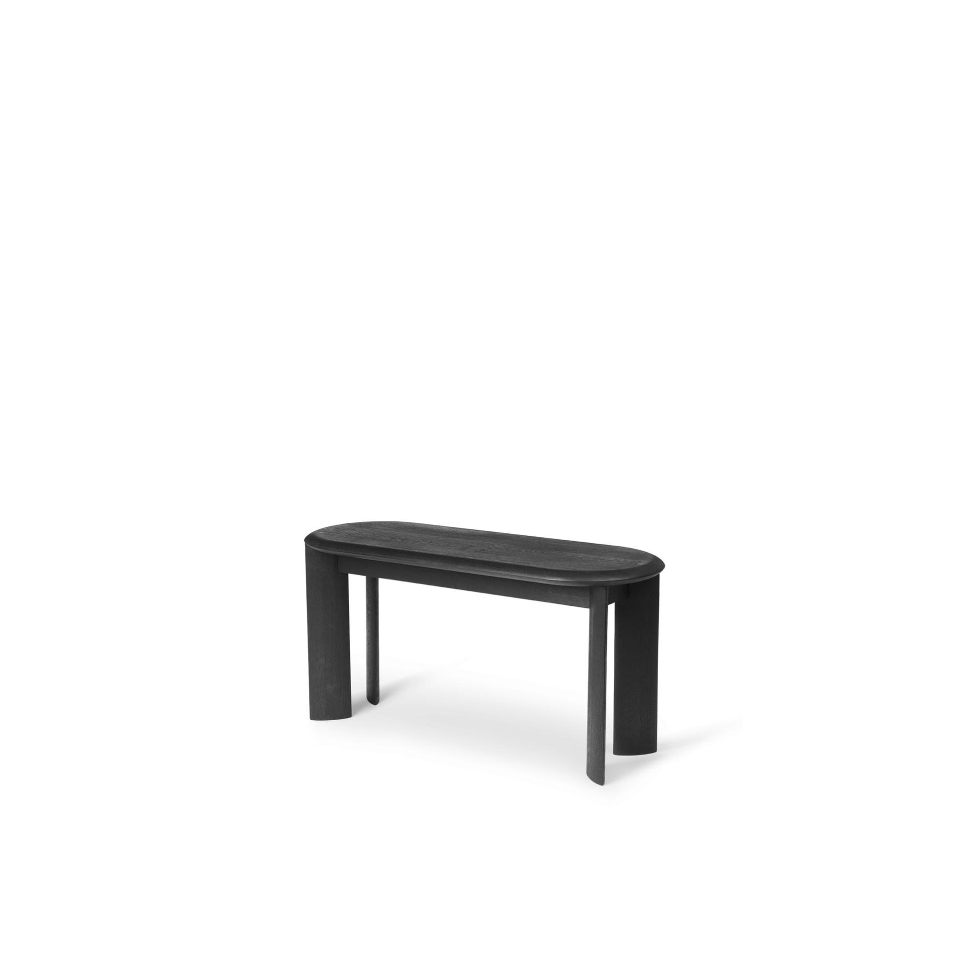 Bevel Bench by Ferm Living #Black/ Beech