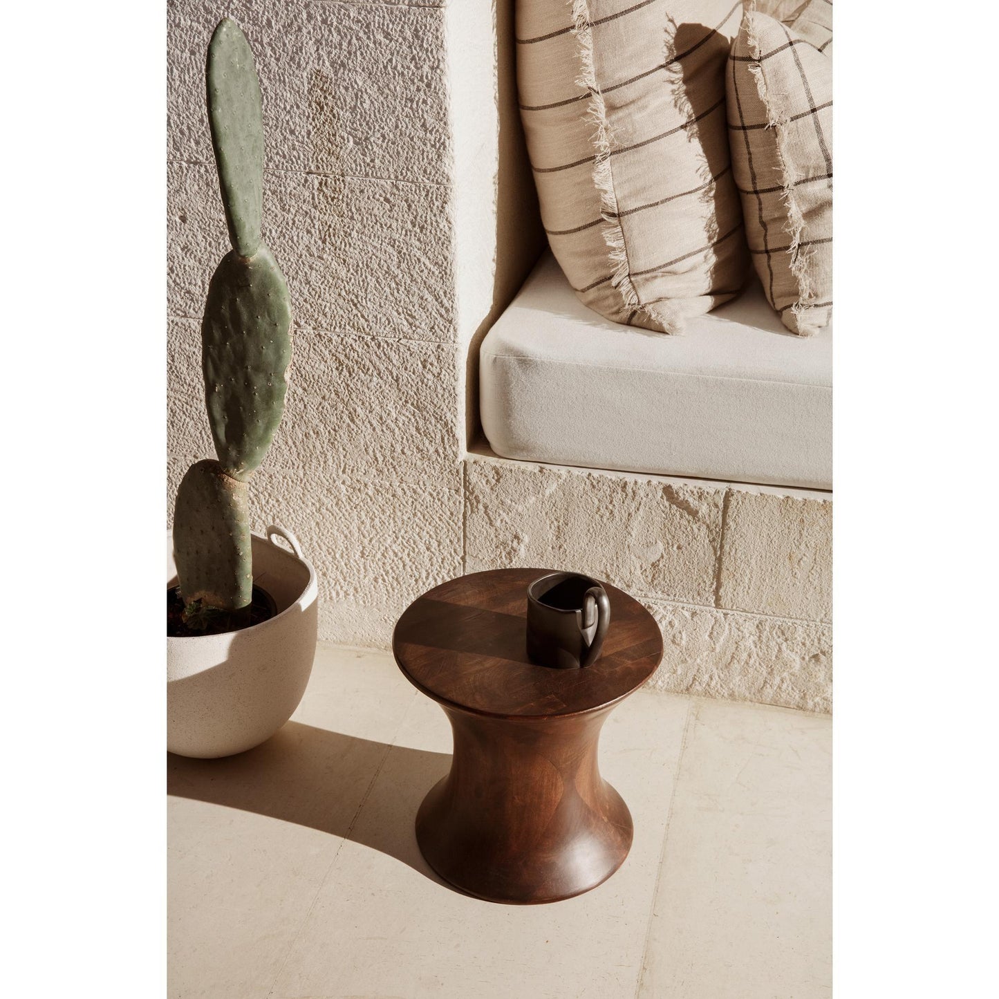 Ferm Living Spin Stool Brown