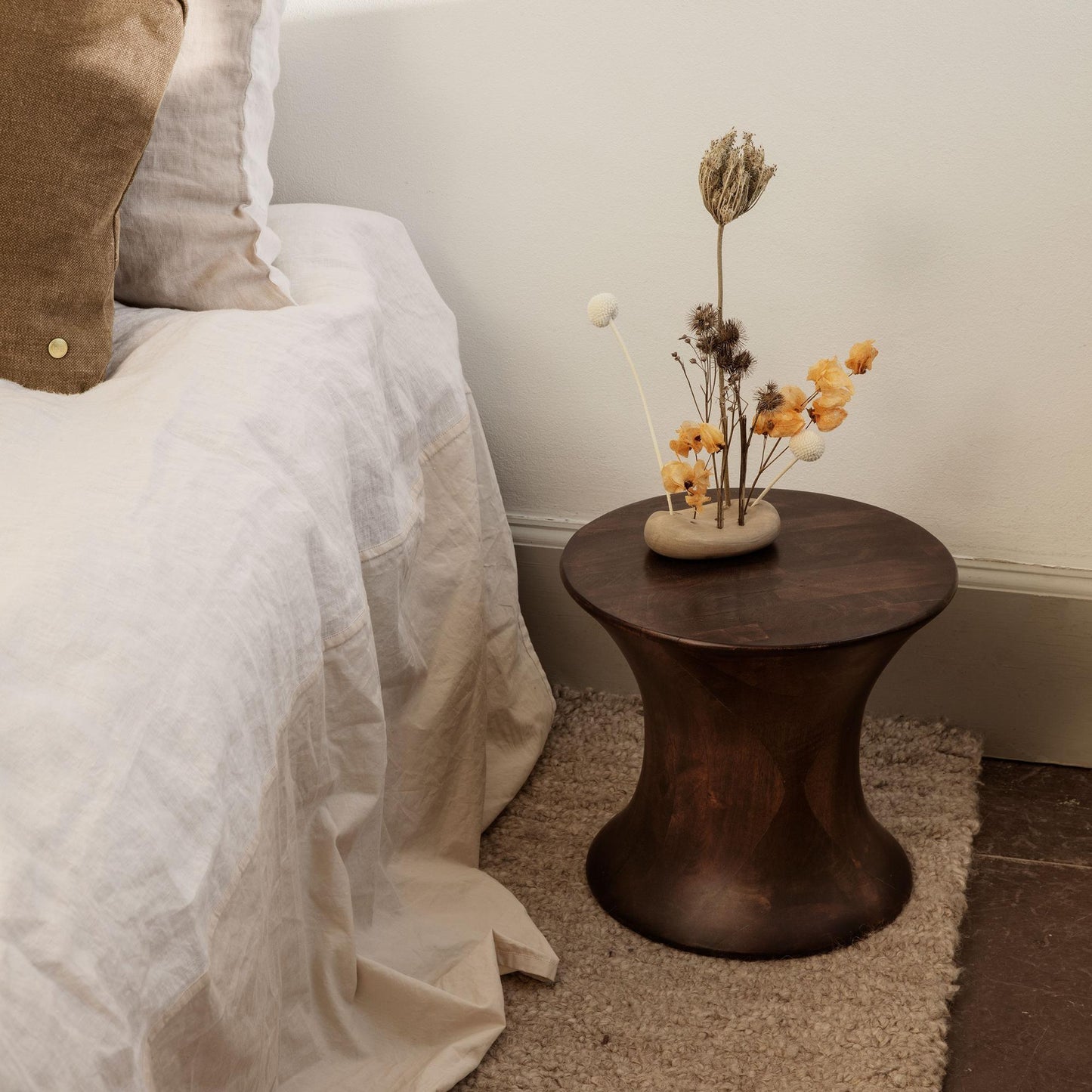Ferm Living Spin Stool Brown