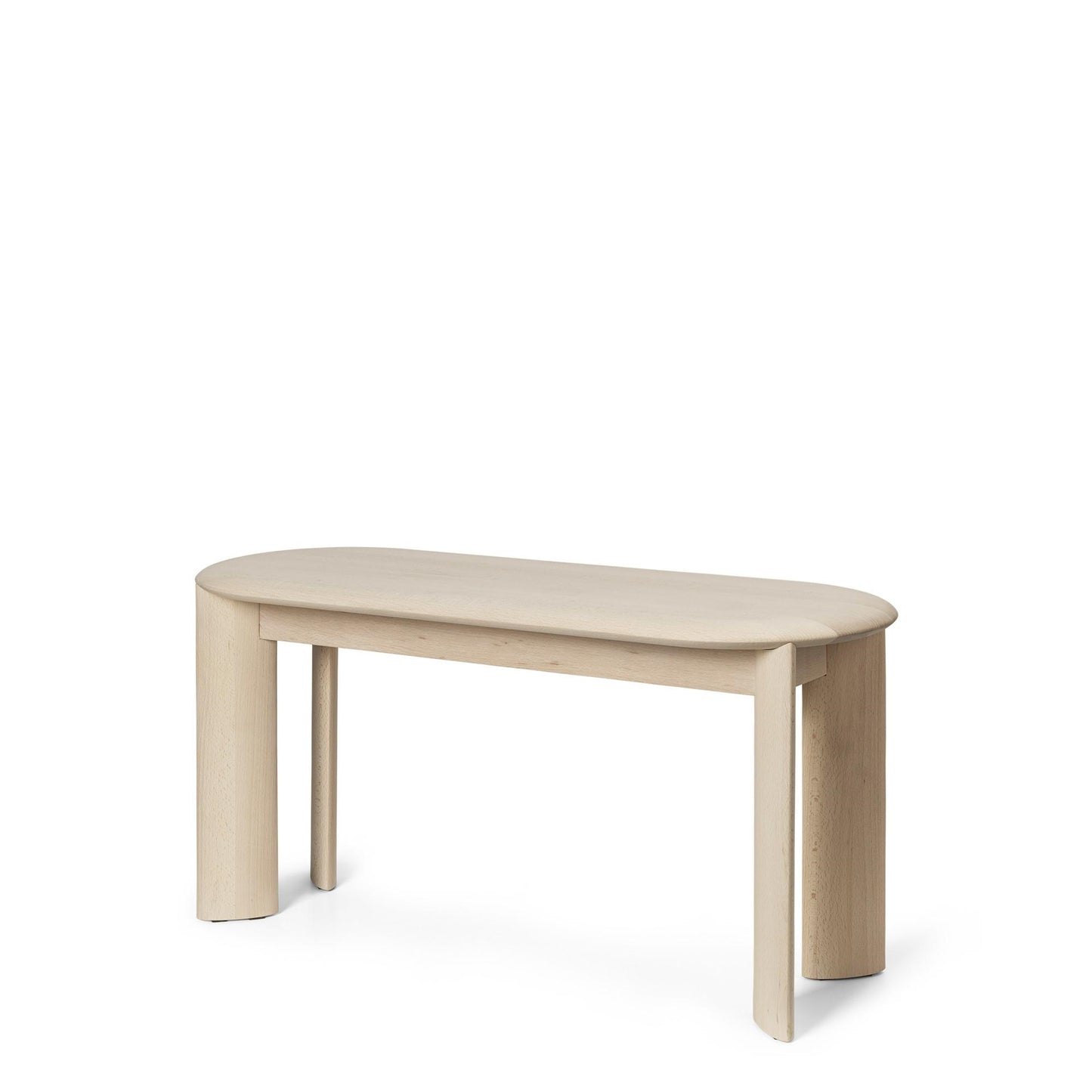 Bevel Bench by Ferm Living #White Oiled Beech