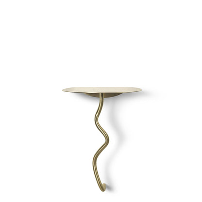 Ferm Living Curvature Wall Table Brass