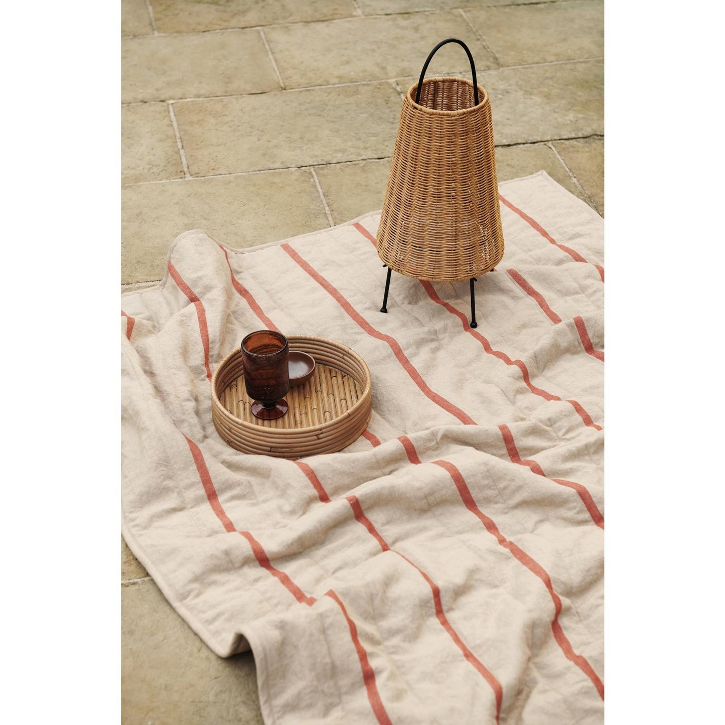 Ferm Living Porti Braided Portable Lamp Natural