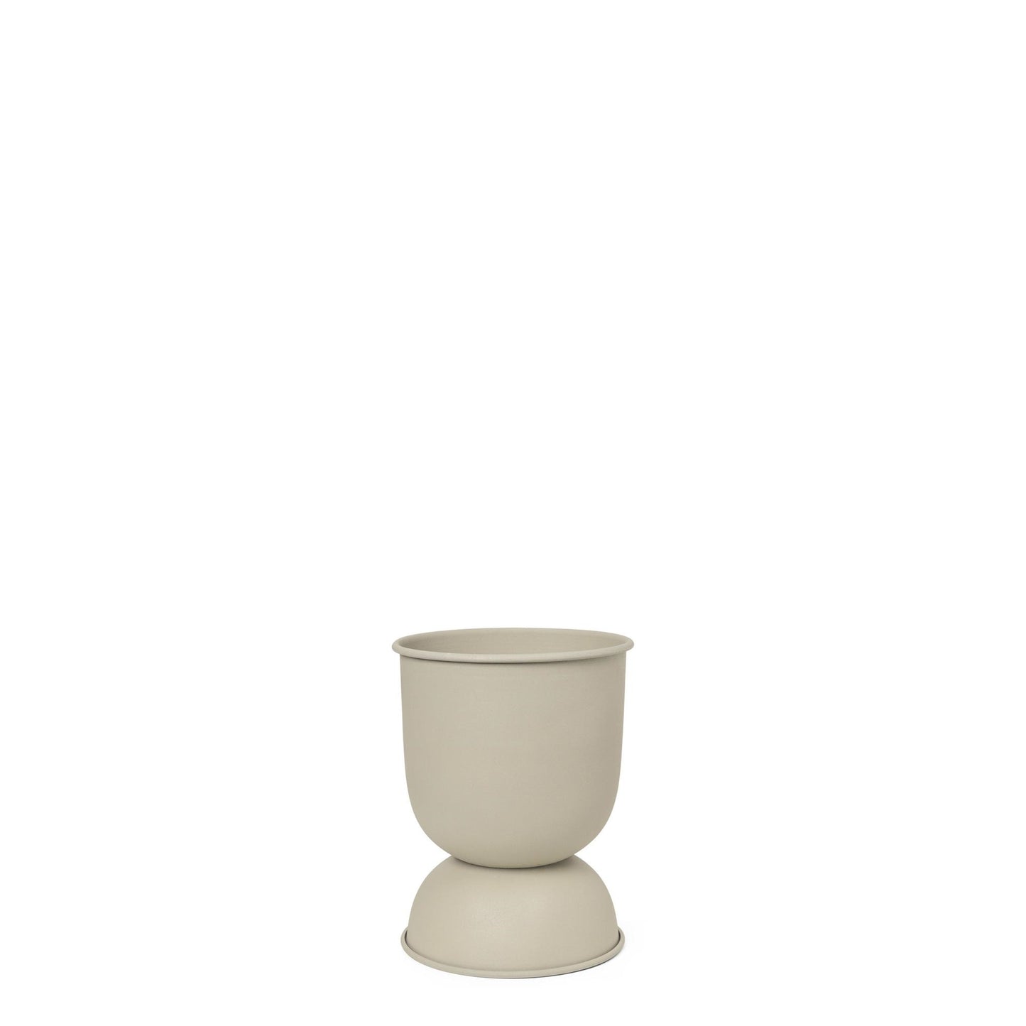 Hourglass Jar Extra Small by Ferm Living #White/ Brass