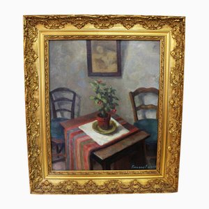 Fernand Fabre, Still Life, 1950s, Oil on Canvas, Framed-BQF-1703220