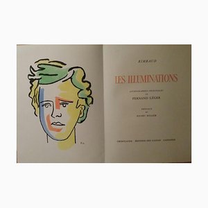 Fernand Leger, Portrait of Rimbaud, The Illuminations, Original Stencil Lithograph-KHH-2044019