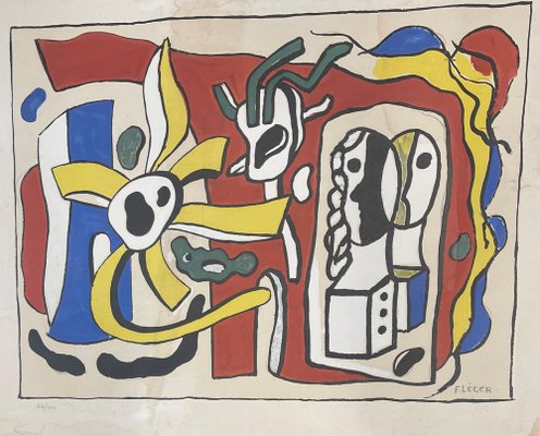 Fernand Léger, Untitled, 1940s, Lithograph-CHG-2037891