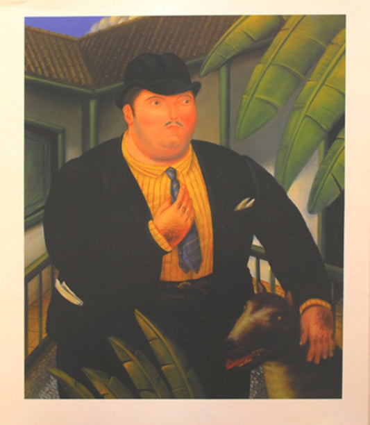 Fernando Botero, Man's Best Friend, 1920s, Print