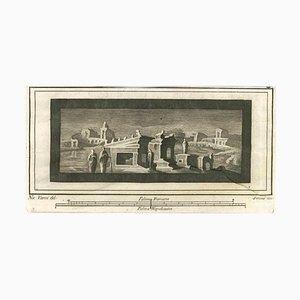 Fernando Strina, Fresco from Antiquities of Herculaneum, Etching, 18th Century-ZCI-2029519