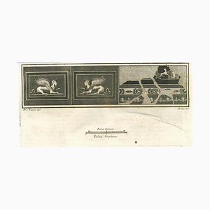 Fernando Strina, Fresco from Antiquities of Herculaneum, Etching, 18th Century-ZCI-1788571