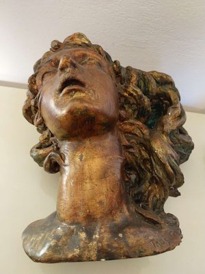 Fernando Troso, Head of Woman, 1920s, Bronze-ACQ-1797590