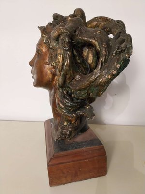 Fernando Troso, Head of Woman, 1920s, Bronze-ACQ-1797590