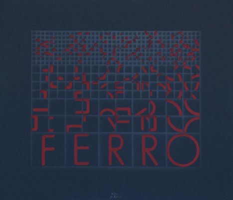 Ferro (Iron) - Original Screen Print by Bruno di Bello - 1980 ca. 1980 ca.-ZCI-760971