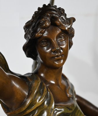 Ferville-Suan, La Patrie, Late 1800s, Regula Sculpture-RVK-1792514