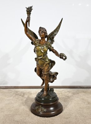 Ferville-Suan, La Patrie, Late 1800s, Regula Sculpture-RVK-1792514