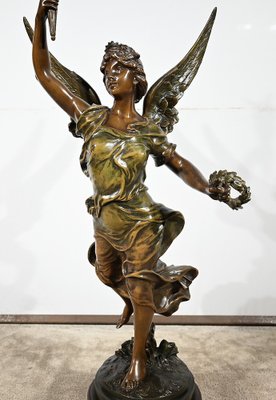 Ferville-Suan, La Patrie, Late 1800s, Regula Sculpture-RVK-1792514