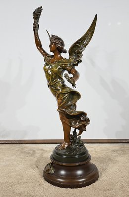 Ferville-Suan, La Patrie, Late 1800s, Regula Sculpture-RVK-1792514