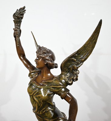 Ferville-Suan, La Patrie, Late 1800s, Regula Sculpture-RVK-1792514