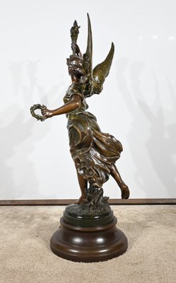 Ferville-Suan, La Patrie, Late 1800s, Regula Sculpture-RVK-1792514