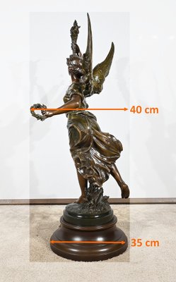 Ferville-Suan, La Patrie, Late 1800s, Regula Sculpture-RVK-1792514