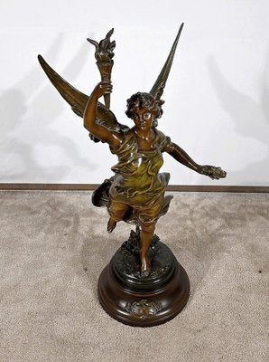 Ferville-Suan, La Patrie, Late 1800s, Regula Sculpture-RVK-1792514